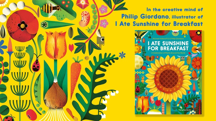 I Ate Sunshine for Breakfast, © 2020 Philip Giordano, Flying Eye Books